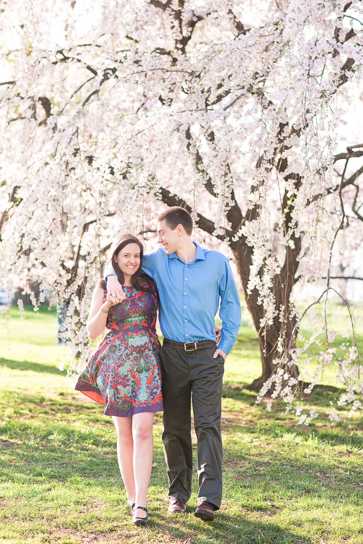 Cherry Blossom Festival Engagement pictures