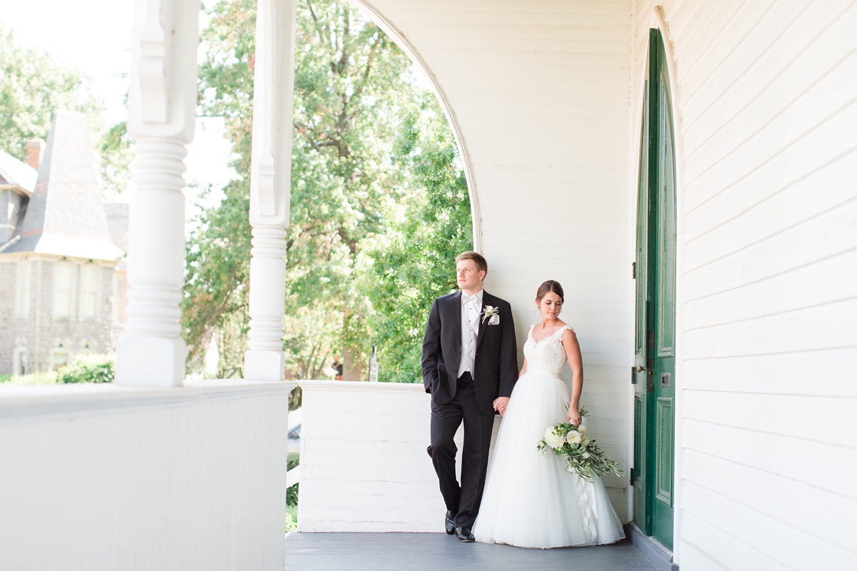 Classic Tuckahoe Women’s Club Wedding in Richmond, Virginia Bride and Groom First Look Photos by Katelyn James Photography