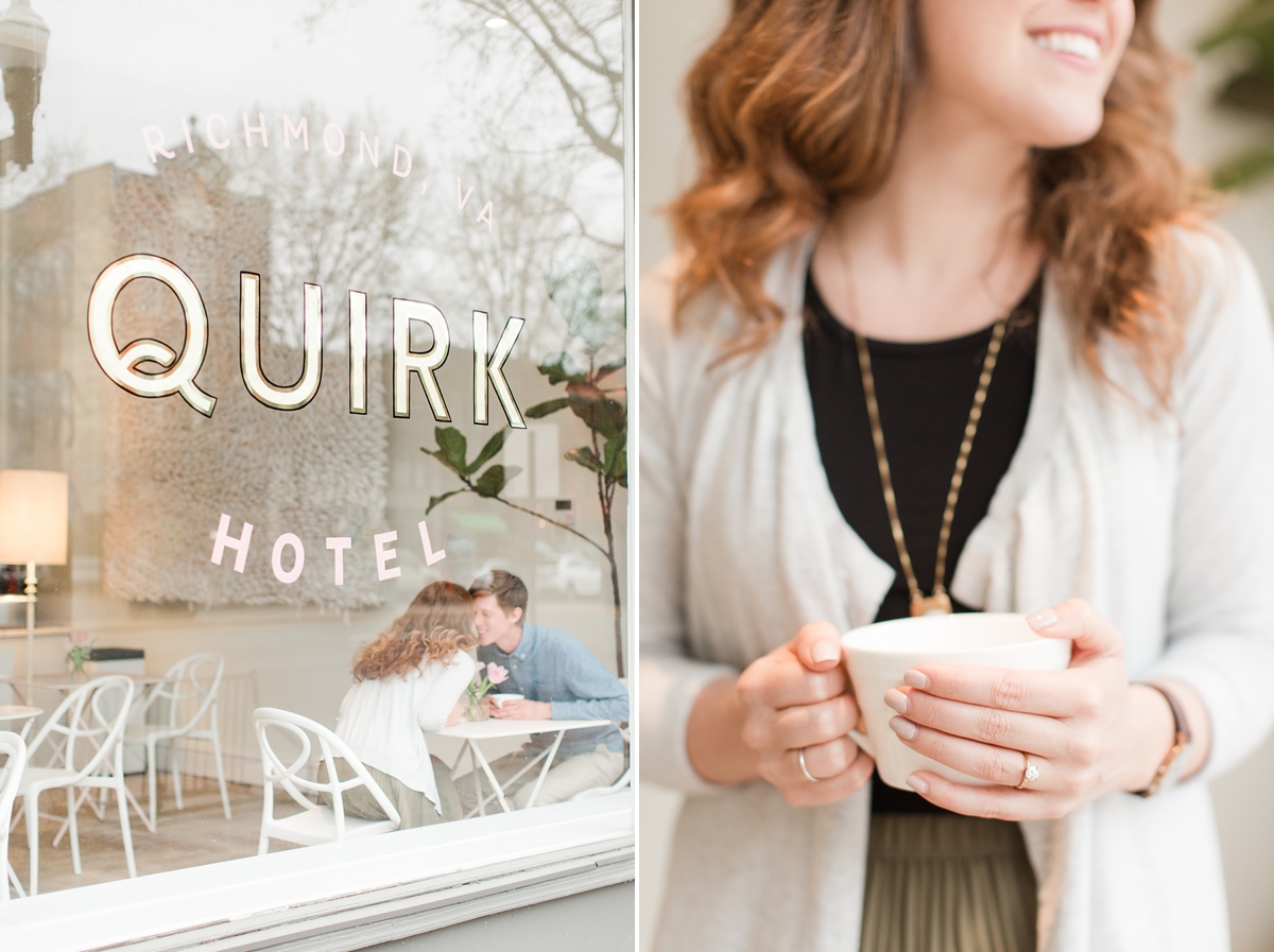Richmond Quirk Hotel and Pipeline Engagement Photos by Katelyn James Photography