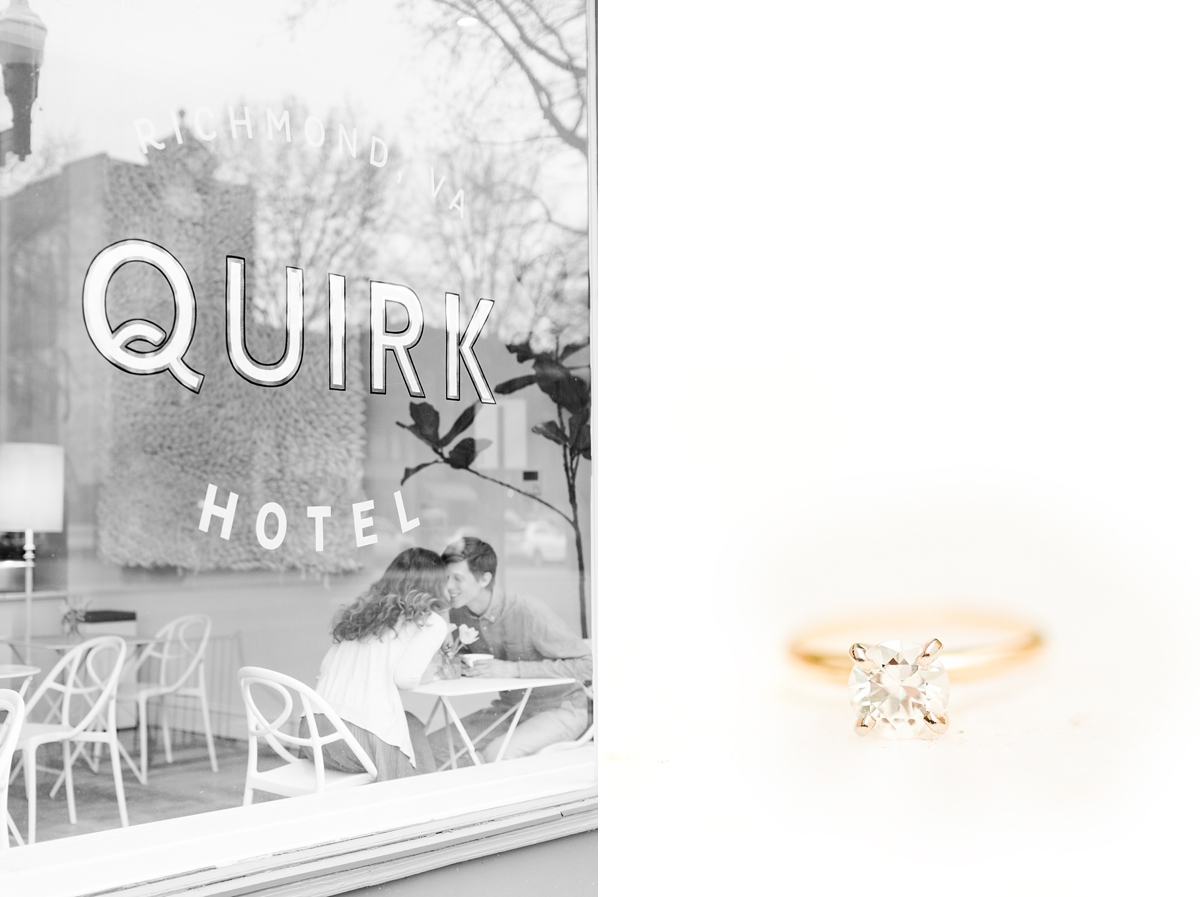 Richmond Quirk Hotel and Pipeline Engagement Photos by Katelyn James Photography
