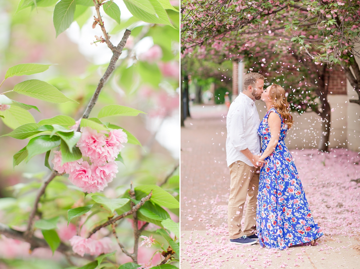 A Downtown Spring Arlington Virginia Engagement Session by Katelyn James Photography