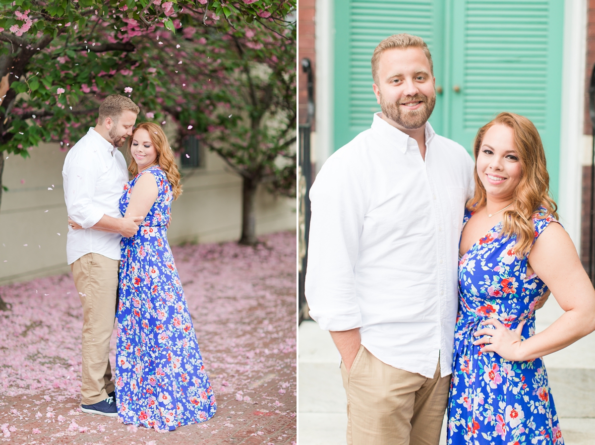 A Downtown Spring Arlington Virginia Engagement Session by Katelyn James Photography