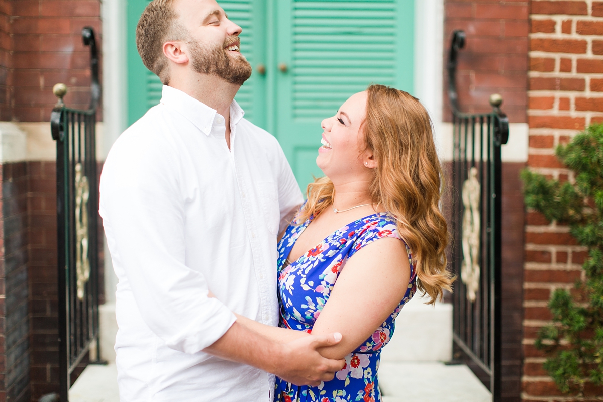 A Downtown Spring Arlington Virginia Engagement Session by Katelyn James Photography