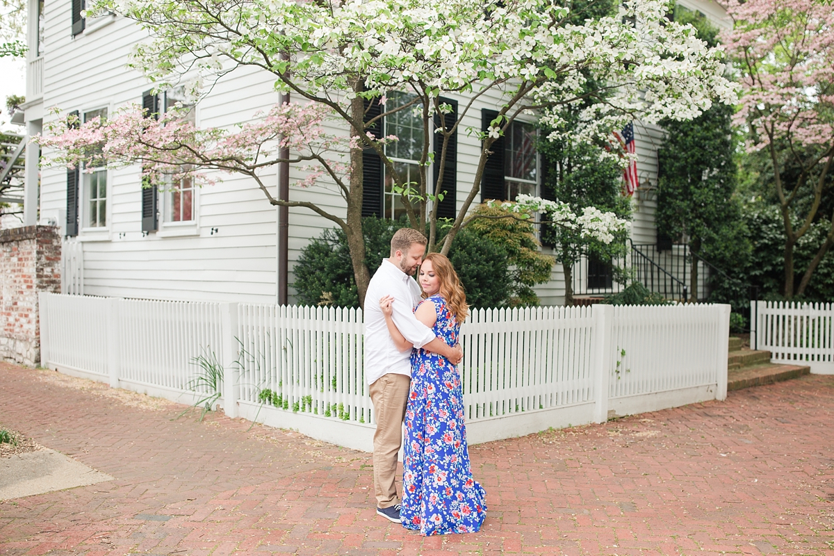 A Downtown Spring Arlington Virginia Engagement Session by Katelyn James Photography