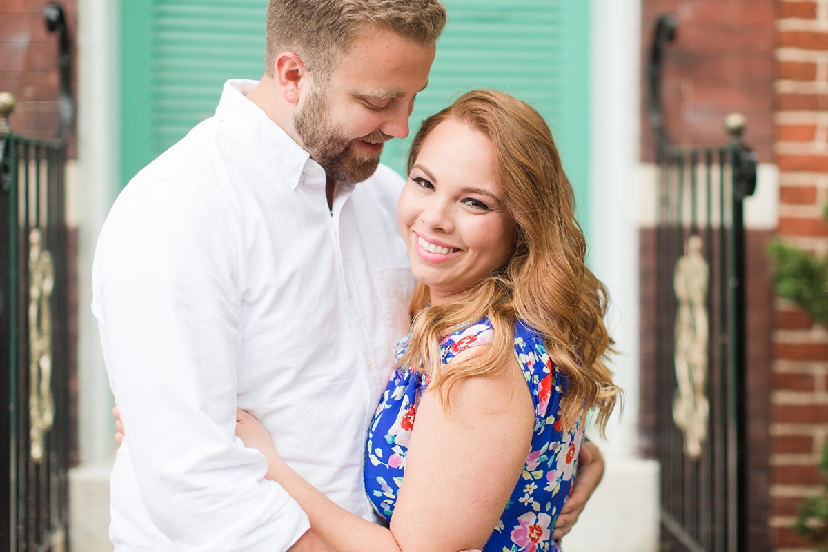 A Downtown Spring Arlington Virginia Engagement Session by Katelyn James Photography