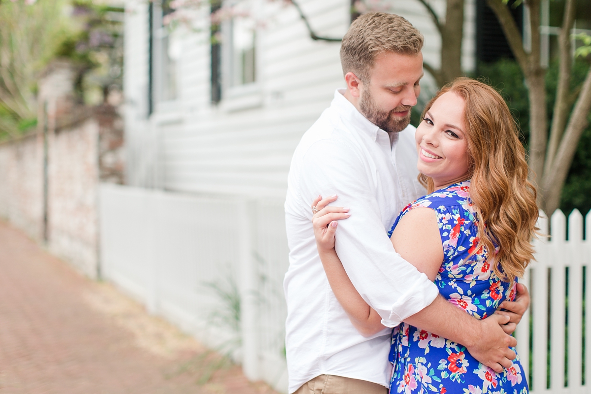 A Downtown Spring Arlington Virginia Engagement Session by Katelyn James Photography