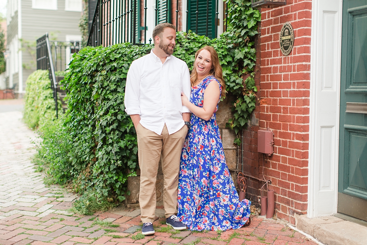 A Downtown Spring Arlington Virginia Engagement Session by Katelyn James Photography