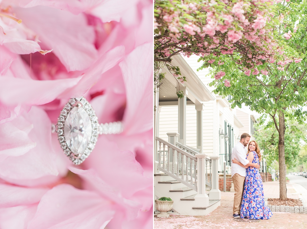 A Downtown Spring Arlington Virginia Engagement Session by Katelyn James Photography