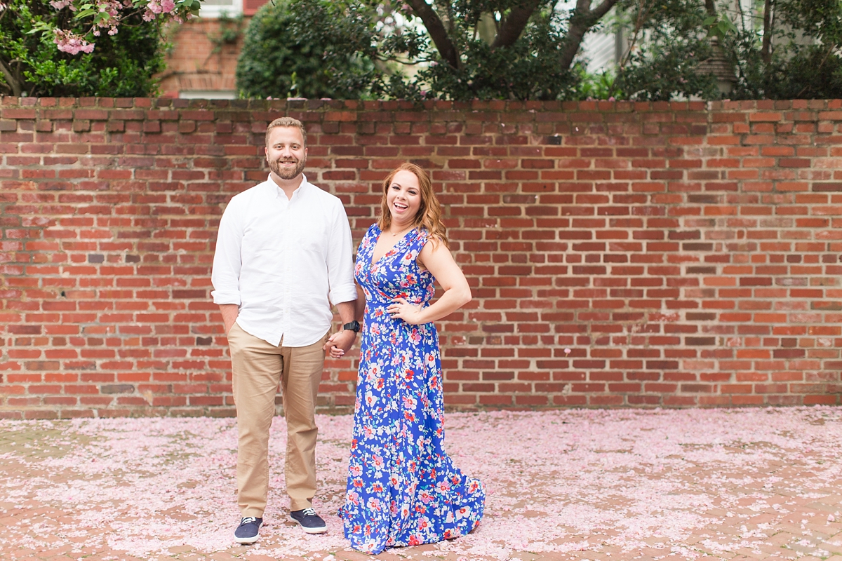 A Downtown Spring Arlington Virginia Engagement Session by Katelyn James Photography