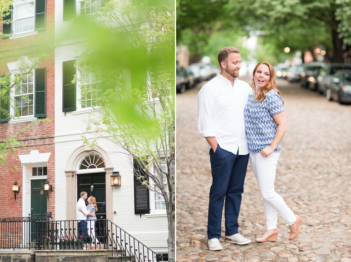 A Downtown Spring Arlington Virginia Engagement Session by Katelyn James Photography