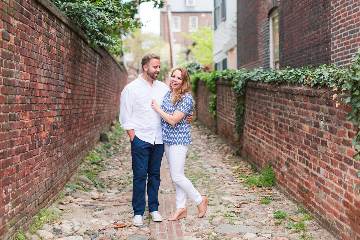A Downtown Spring Arlington Virginia Engagement Session by Katelyn James Photography