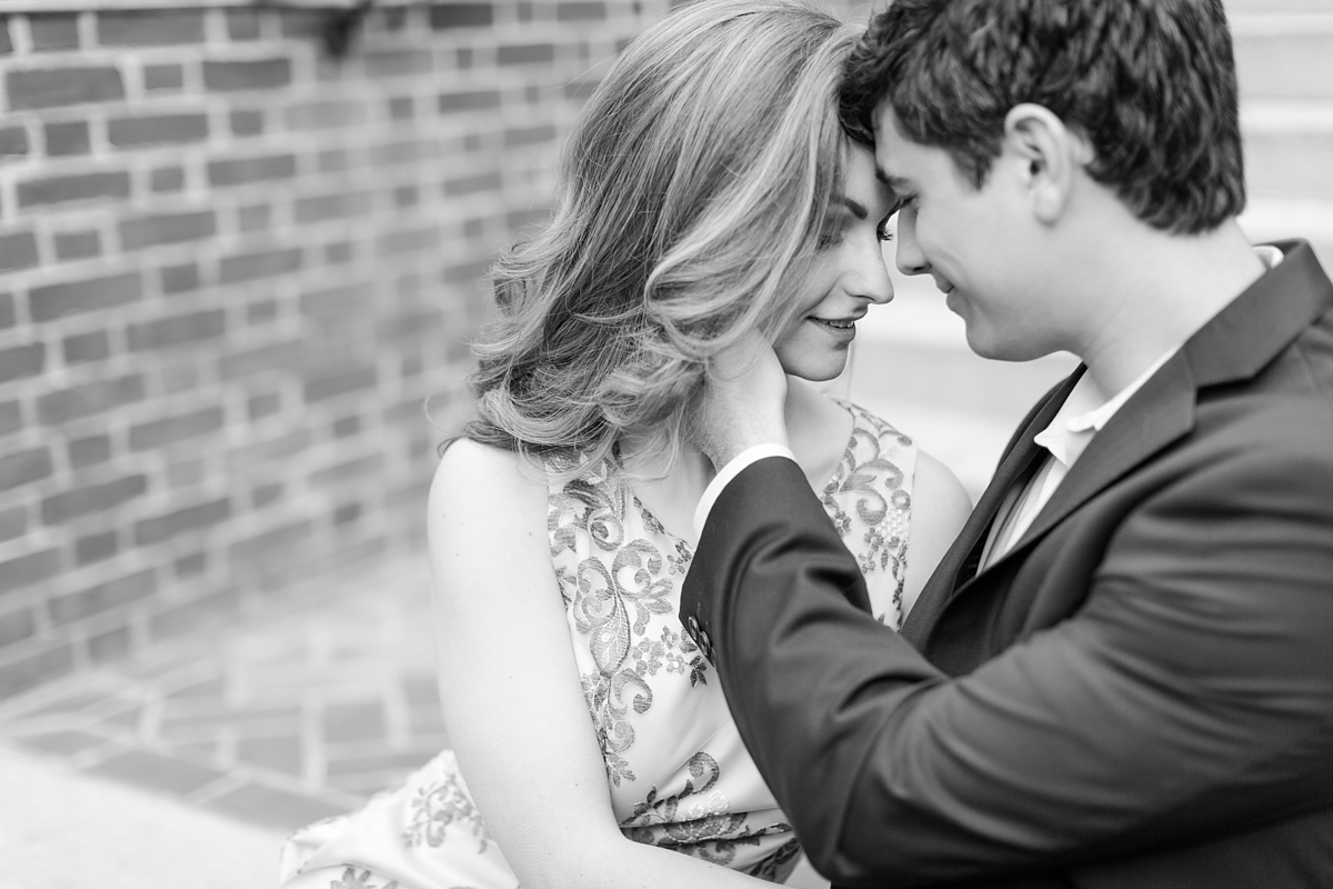 Sunrise University of Richmond Engagement Portraits by Katelyn James Photography