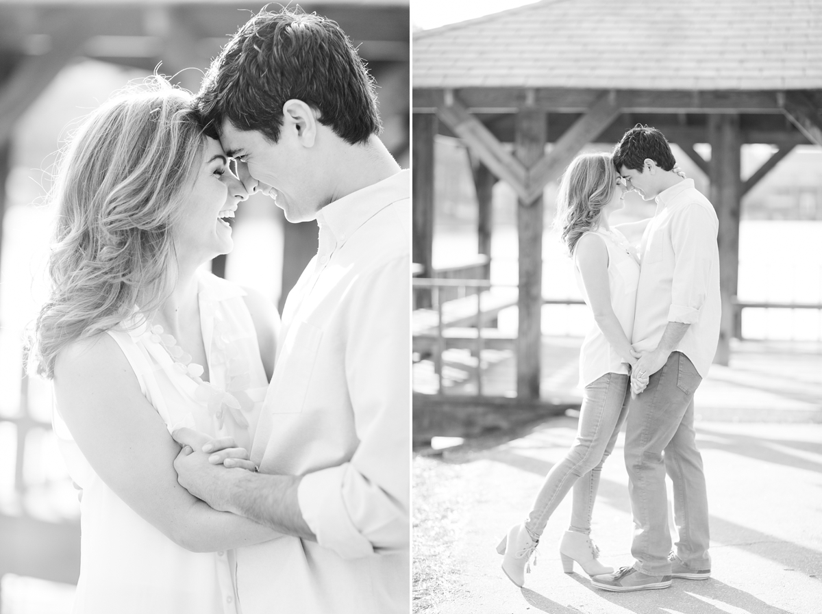 Sunrise University of Richmond Engagement Portraits by Katelyn James Photography