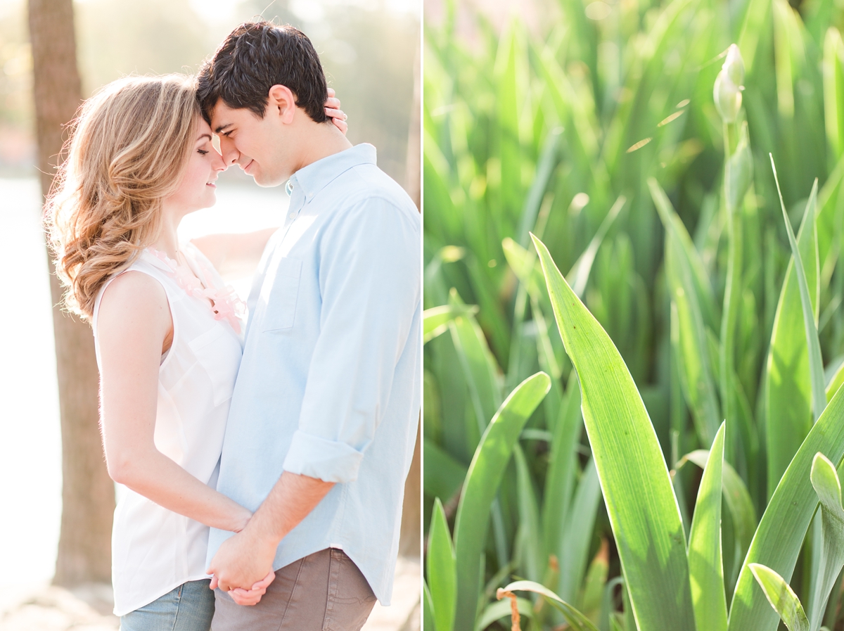 Sunrise University of Richmond Engagement Portraits by Katelyn James Photography