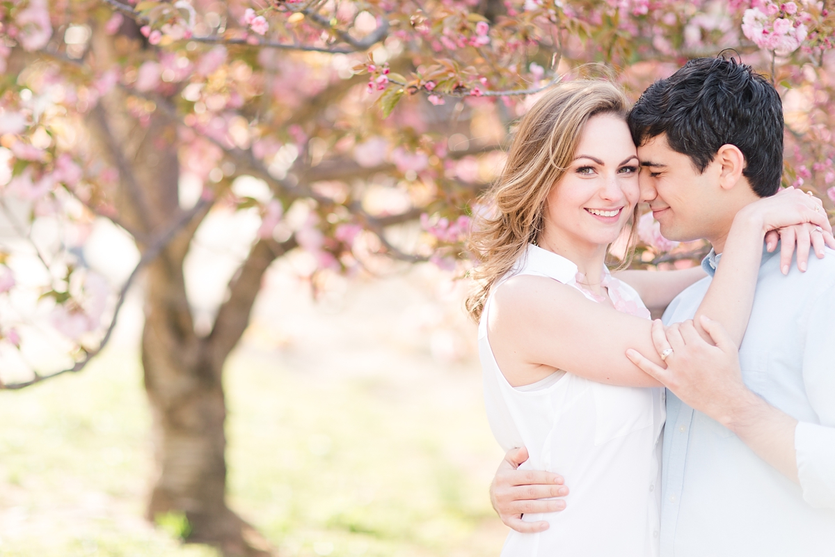 Sunrise University of Richmond Engagement Portraits by Katelyn James Photography