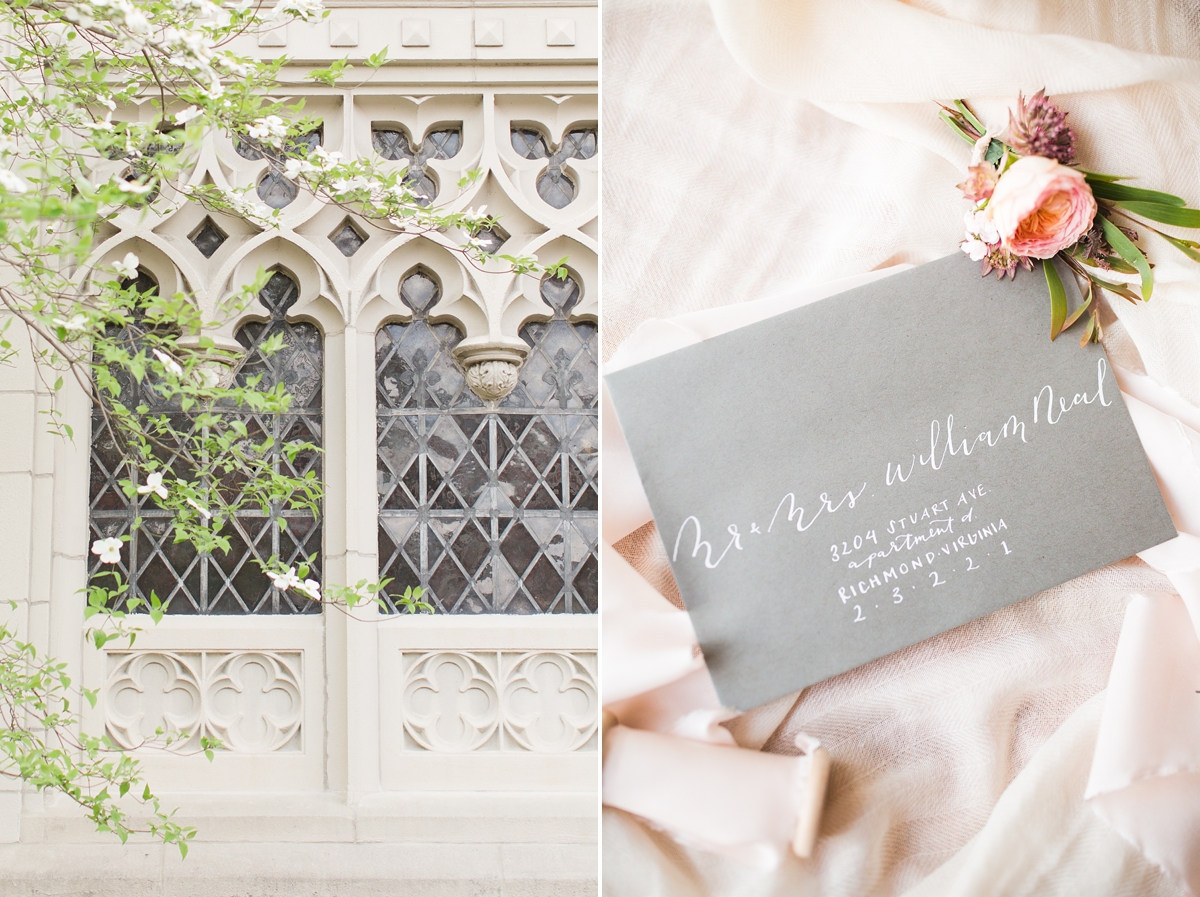 A Classic Ivory, Blush, Sage, and Taupe Richmond Wedding at the Visual Arts Center | By Katelyn James Photography
