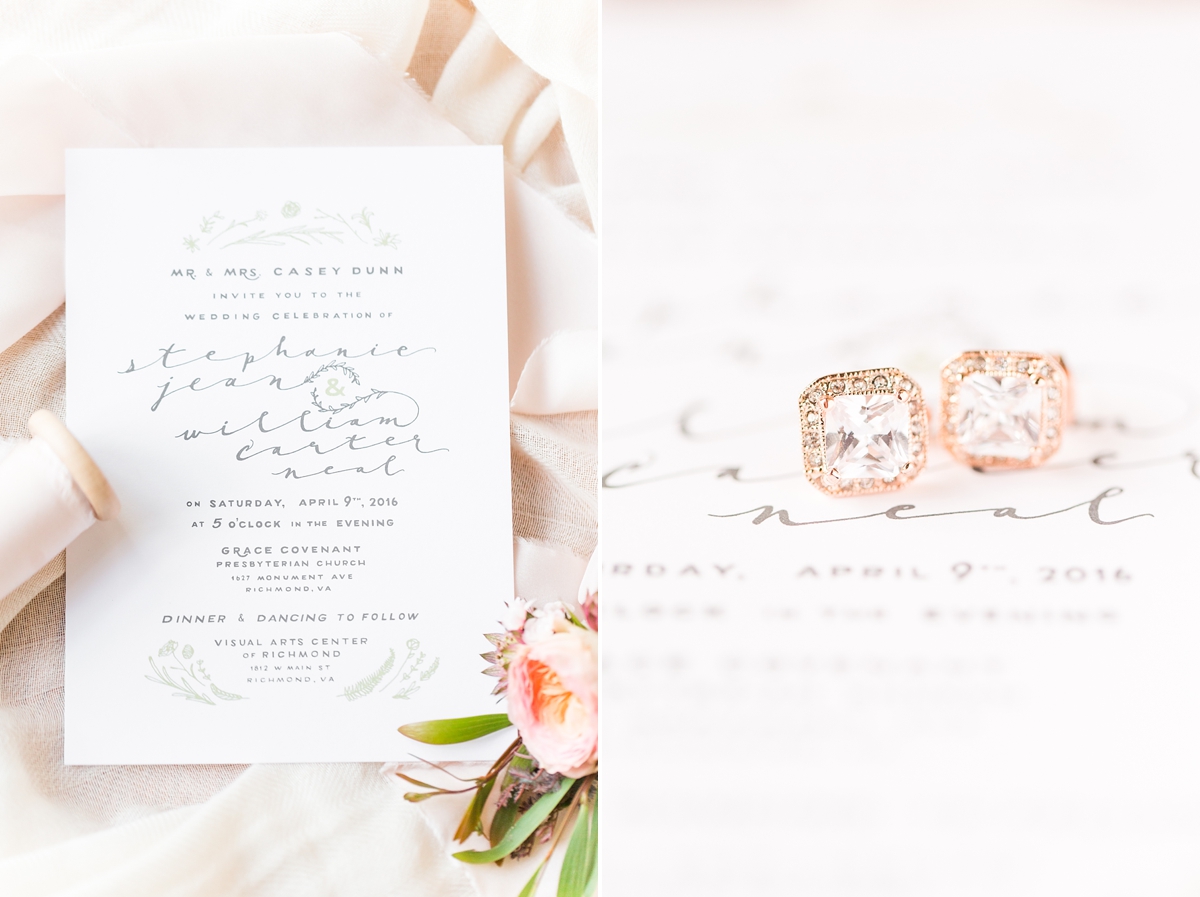 A Classic Ivory, Blush, Sage, and Taupe Richmond Wedding at the Visual Arts Center | By Katelyn James Photography