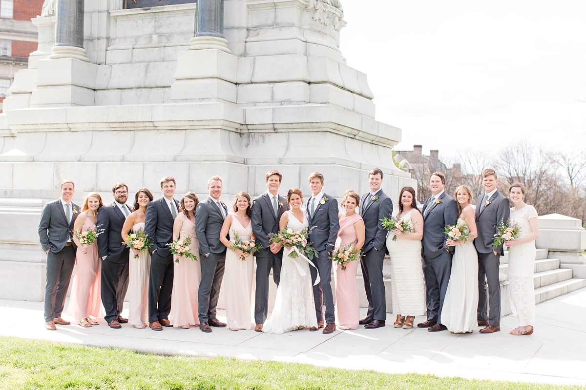 A Classic Ivory, Blush, Sage, and Taupe Richmond Wedding at the Visual Arts Center | By Katelyn James Photography