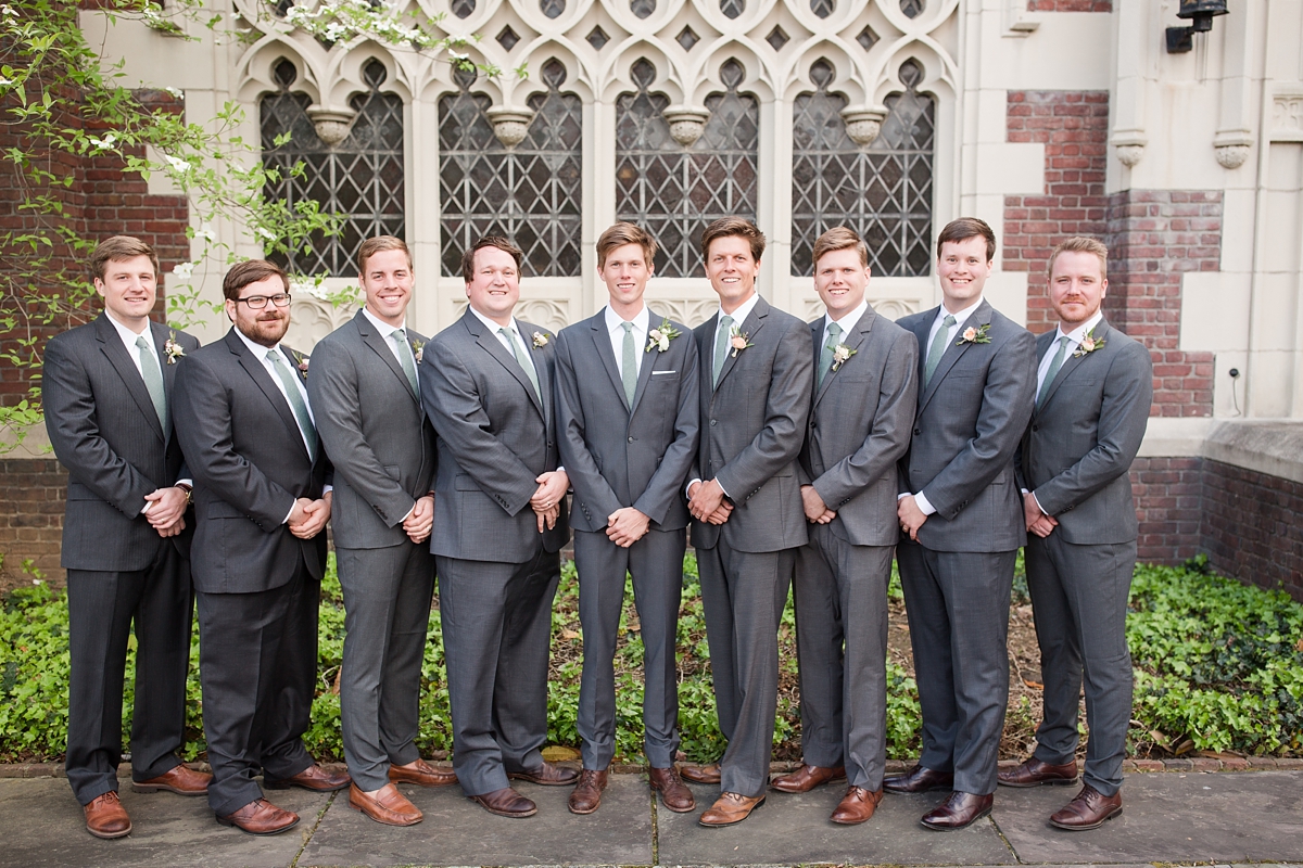 A Classic Ivory, Blush, Sage, and Taupe Richmond Wedding at the Visual Arts Center | By Katelyn James Photography