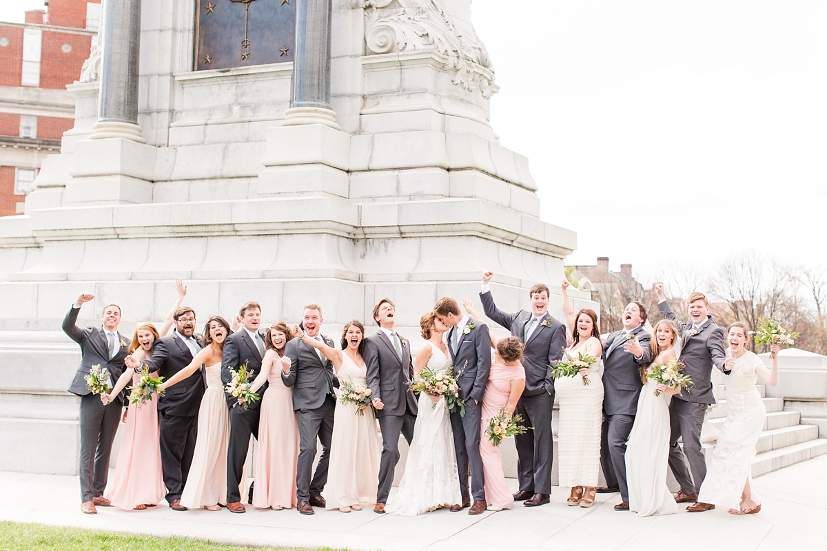 A Classic Ivory, Blush, Sage, and Taupe Richmond Wedding at the Visual Arts Center | By Katelyn James Photography
