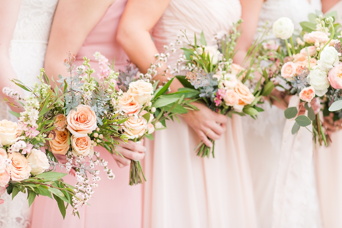 A Classic Ivory, Blush, Sage, and Taupe Richmond Wedding at the Visual Arts Center | By Katelyn James Photography