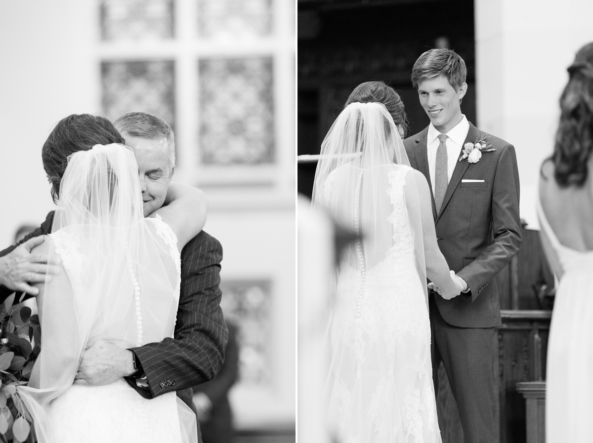 A Classic Ivory, Blush, Sage, and Taupe Richmond Wedding at the Visual Arts Center | By Katelyn James Photography