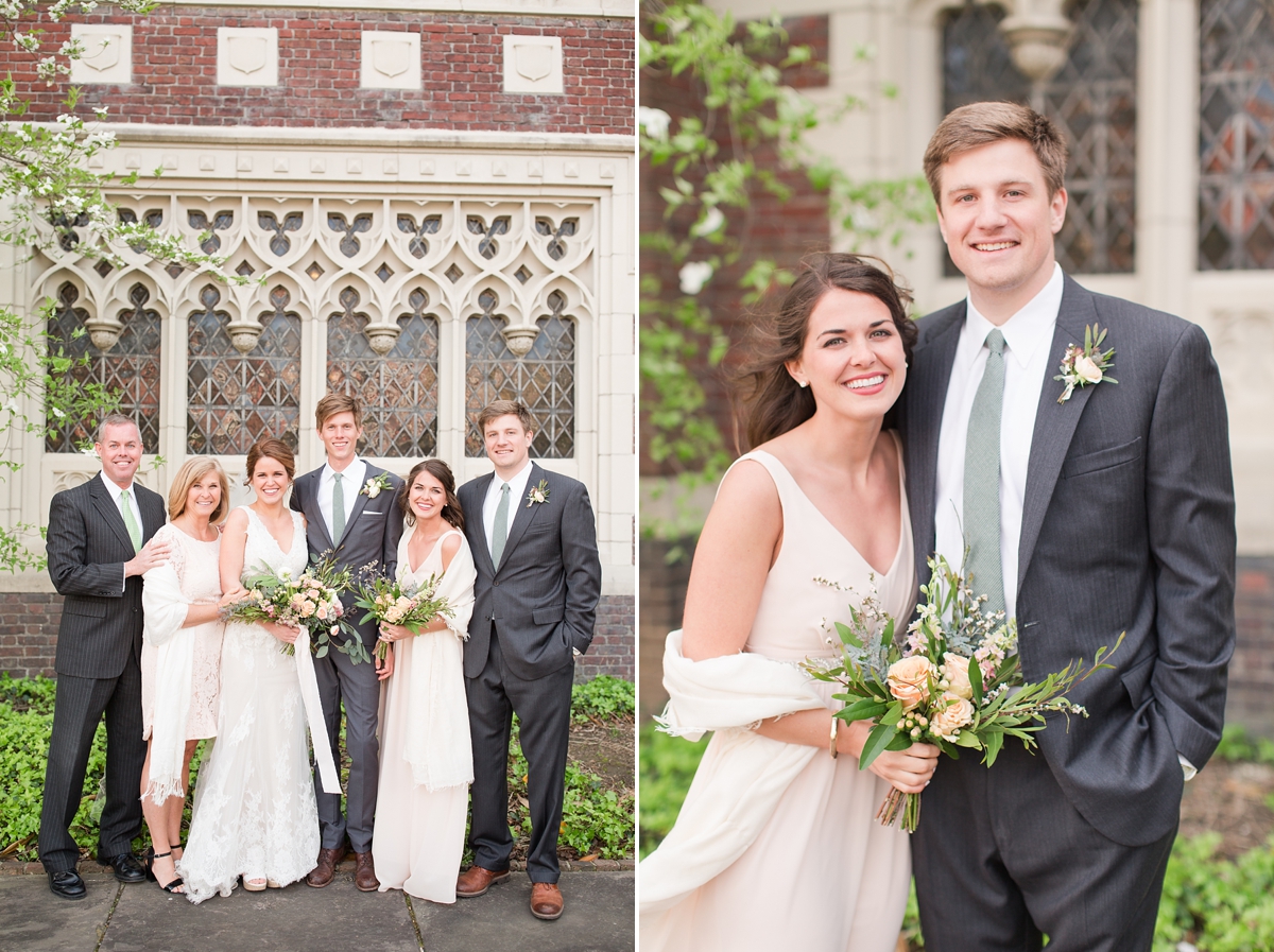 A Classic Ivory, Blush, Sage, and Taupe Richmond Wedding at the Visual Arts Center | By Katelyn James Photography