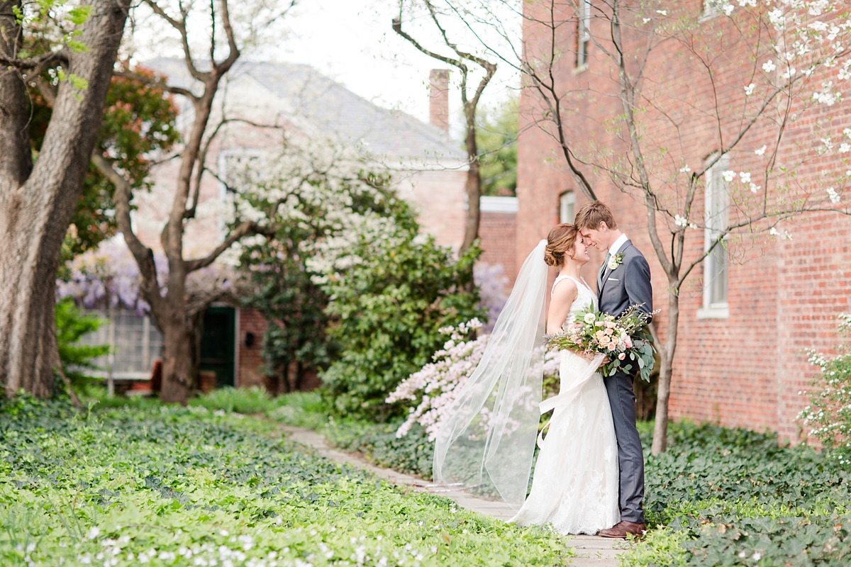 A Classic Ivory, Blush, Sage, and Taupe Richmond Wedding at the Visual Arts Center | By Katelyn James Photography