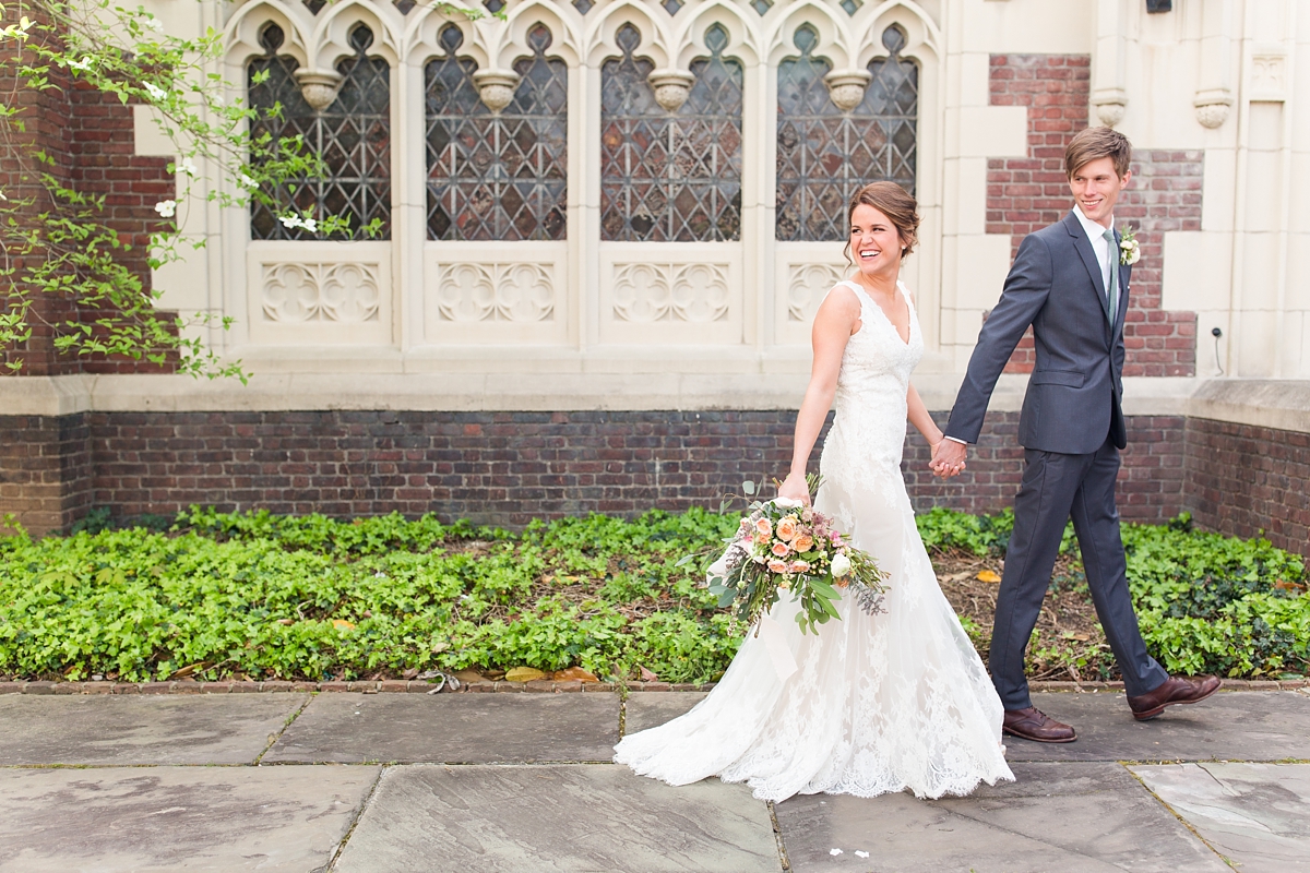 A Classic Ivory, Blush, Sage, and Taupe Richmond Wedding at the Visual Arts Center | By Katelyn James Photography