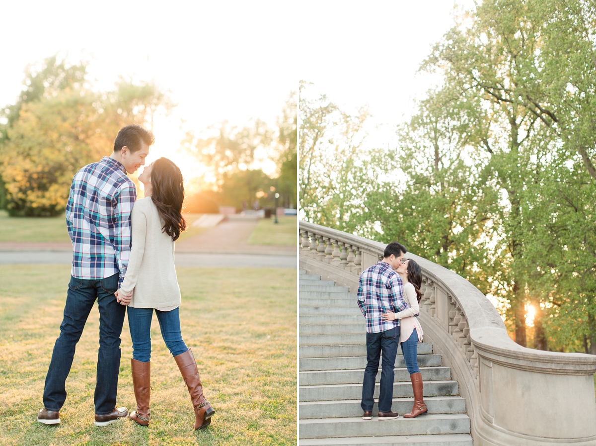 Glowy Spring Park Engagement Pictures in Richmond, VA | by Katelyn James Photography