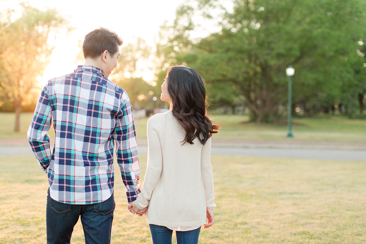 Glowy Spring Park Engagement Pictures in Richmond, VA | by Katelyn James Photography