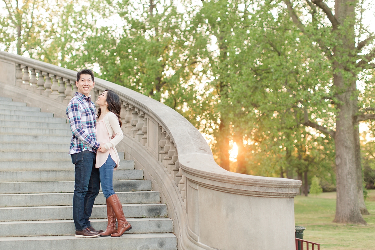Glowy Spring Park Engagement Pictures in Richmond, VA | by Katelyn James Photography