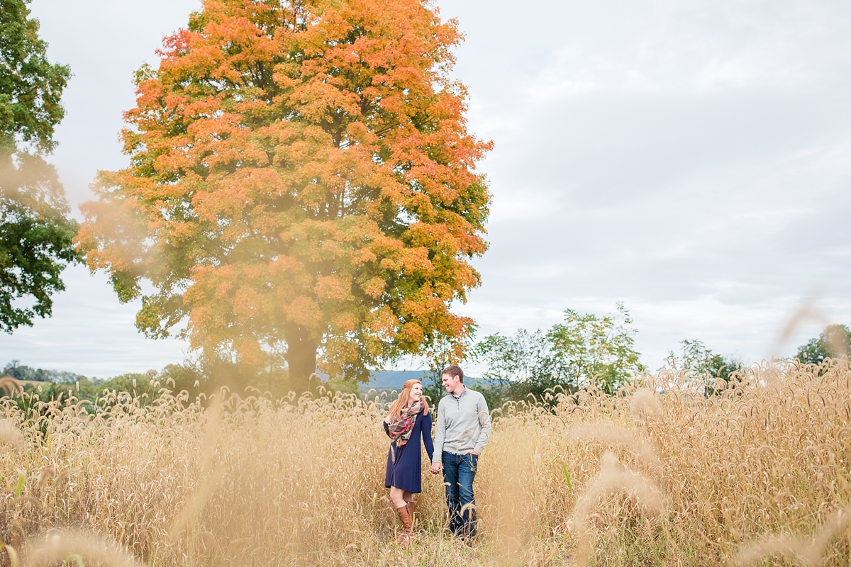 An Autumn Themed State College & Winchester Engagement Session by Katelyn James Photography