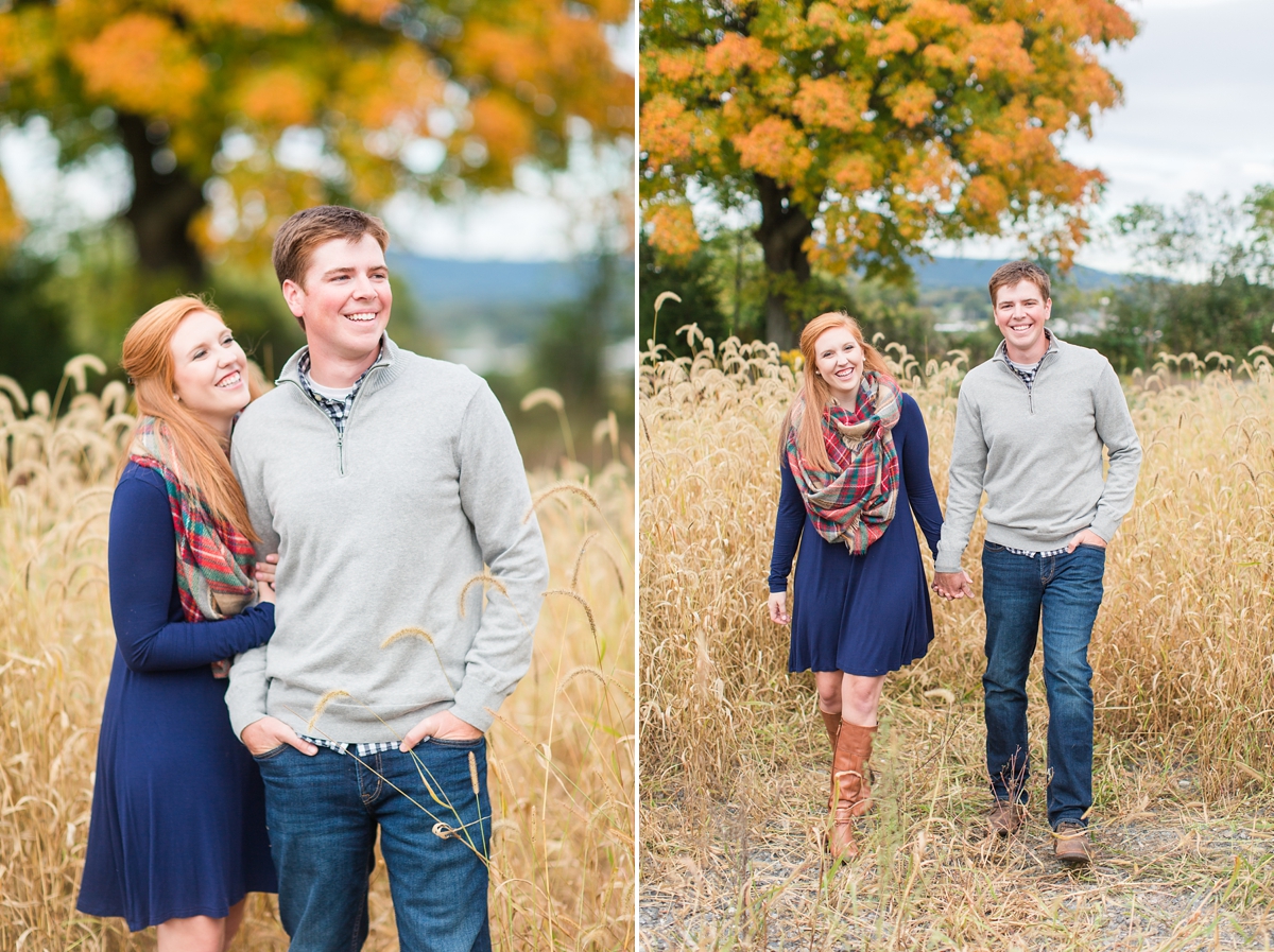 An Autumn Themed State College & Winchester Engagement Session by Katelyn James Photography