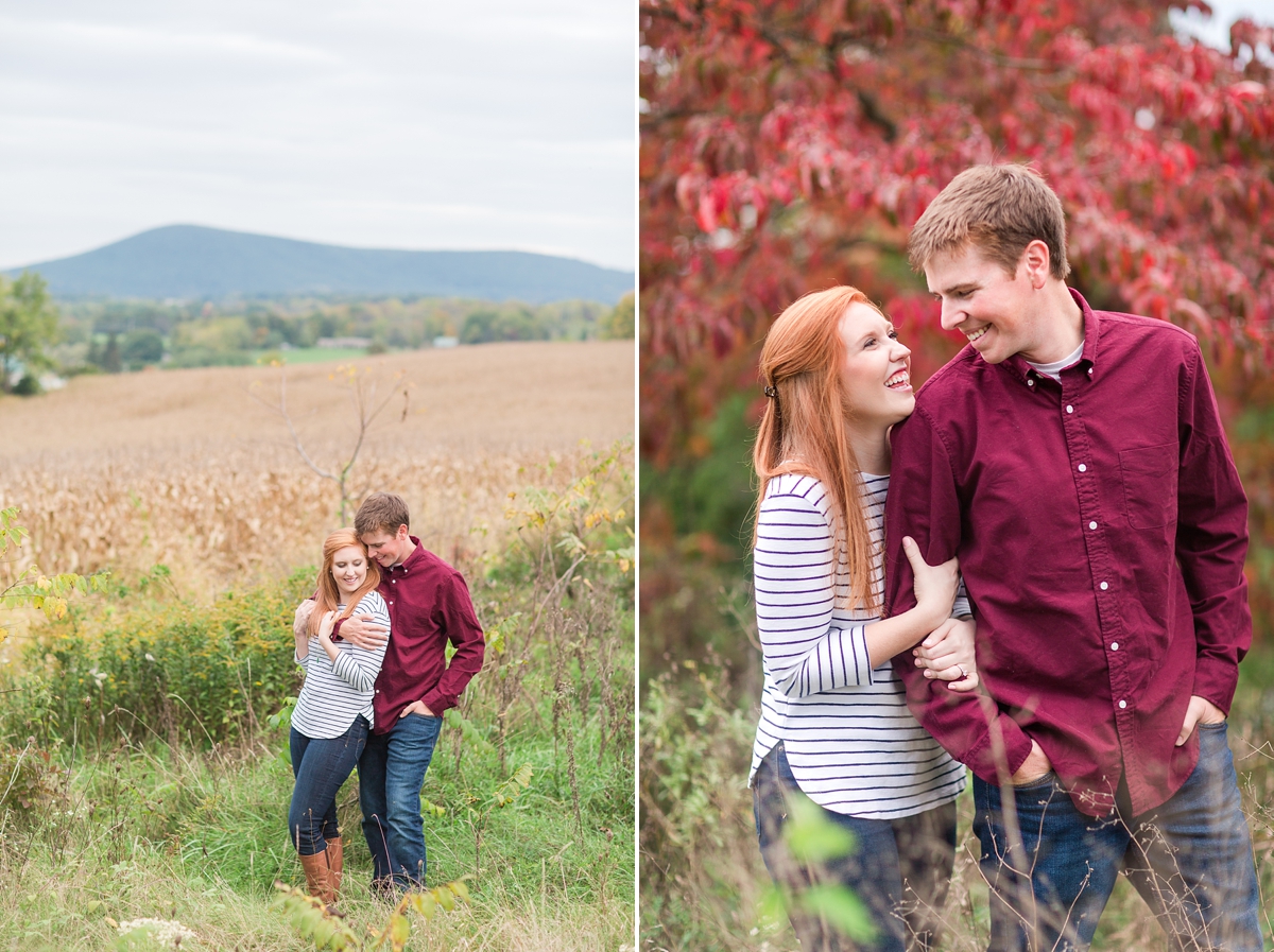 An Autumn Themed State College & Winchester Engagement Session by Katelyn James Photography