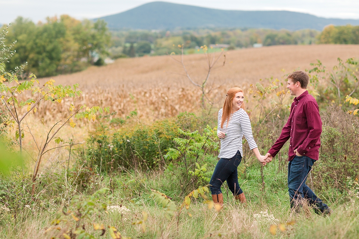 An Autumn Themed State College & Winchester Engagement Session by Katelyn James Photography