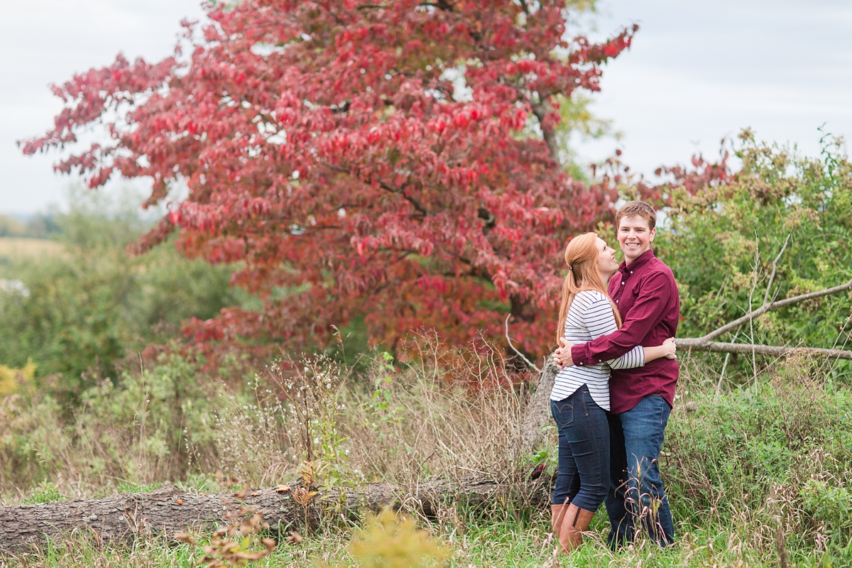 An Autumn Themed State College & Winchester Engagement Session by Katelyn James Photography